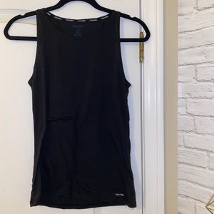 calvin klein high neck tank